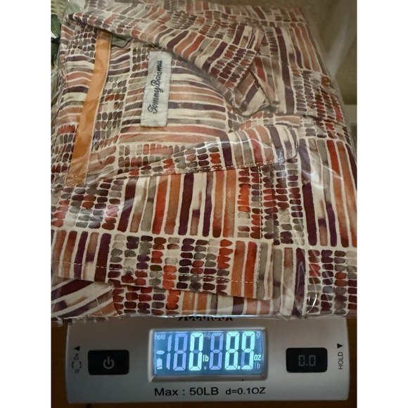 Tommy Bahama Shirt Men's‎ Size L Multicolor Short Sleeve Silk Blend Casual - Picture 10 of 10